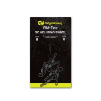 Ridge Monkey RM-Tec Quick Change Heli Ring Swivel Gr.11 8St&uuml;ck