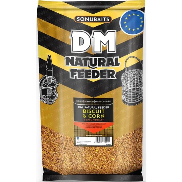 Sonubaits DM Natural Feeder Biscuit &amp; Corn 1kg