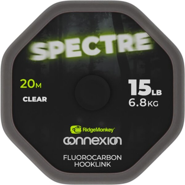 Ridge Monkey Connexion Spectre Fluorocarbon Hooklink 15lb 20m