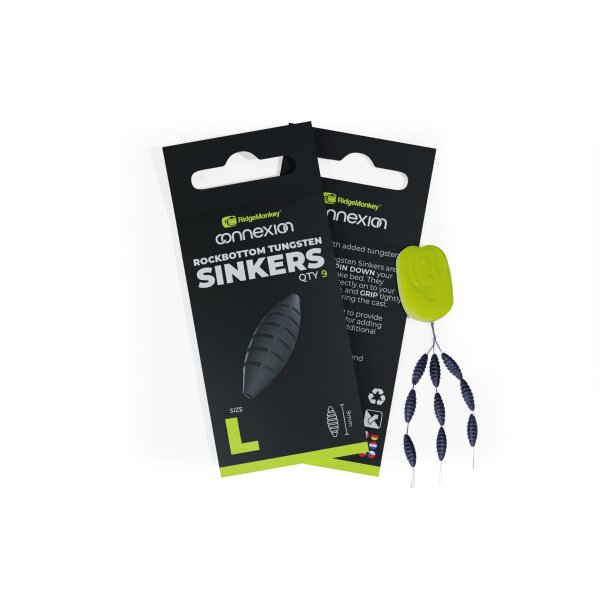 Ridge Monkey Connexion Rock Bottom Sinkers  L