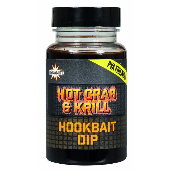 Dynamite Baits Hot Crab&amp;Krill Dip 100ml